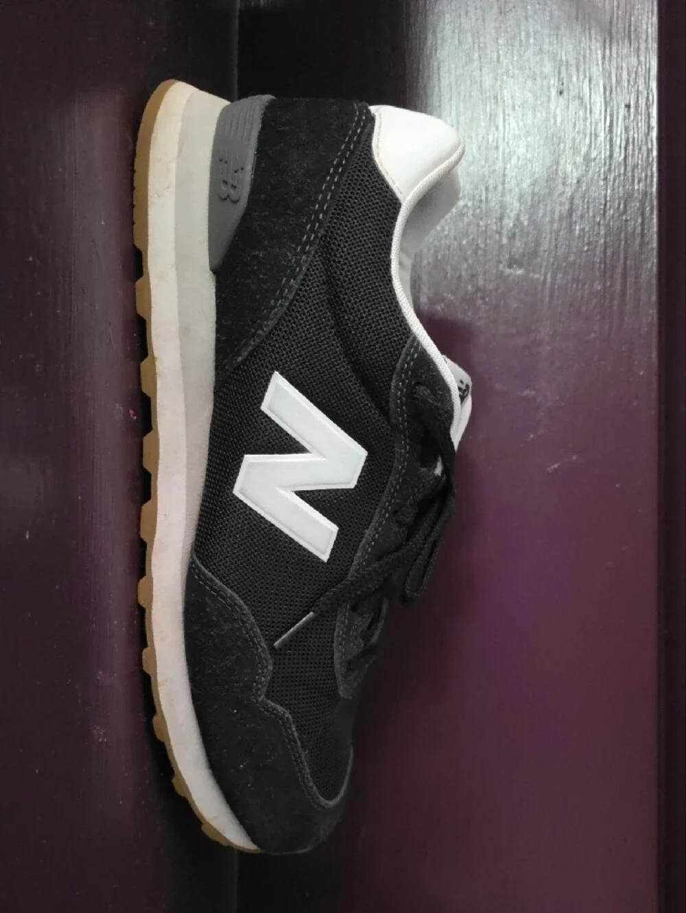 New Balance 515 Men's Athletic Shoes - Black/White